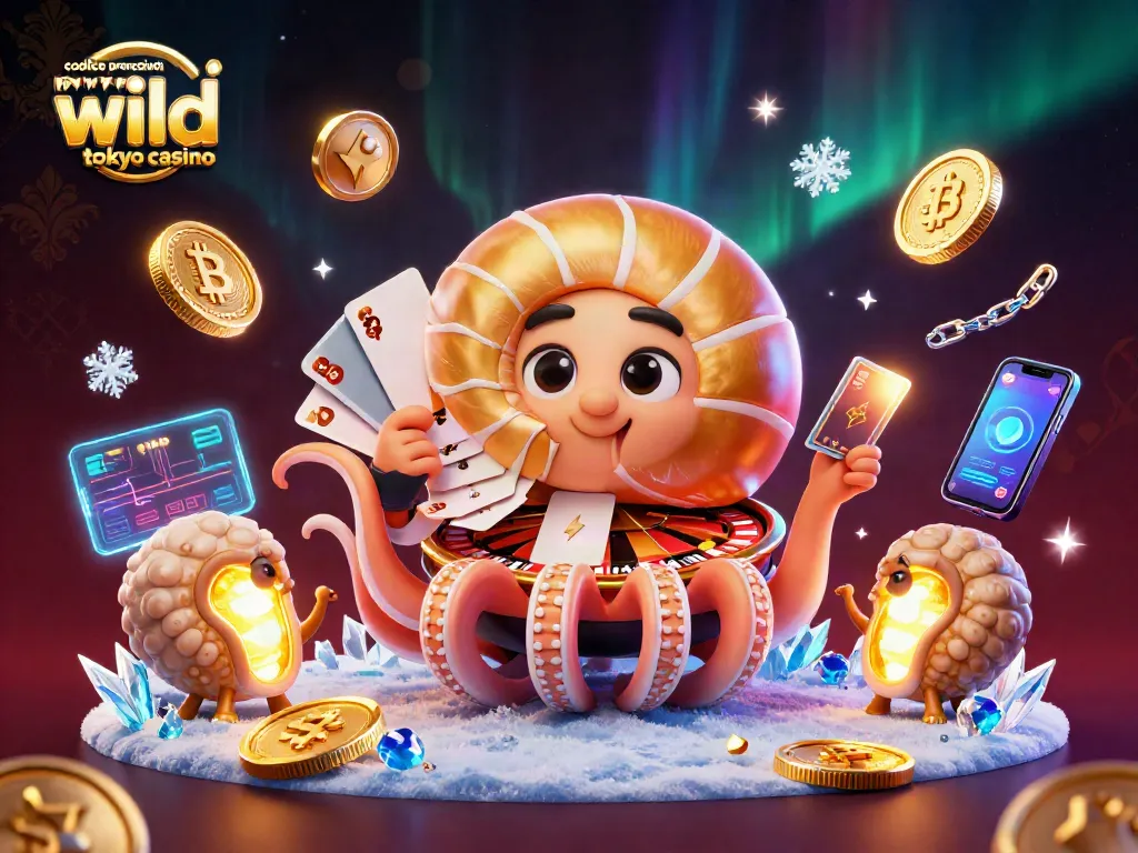 Claim bonuses with codice promozionale wild tokyo casino in this vibrant casino-themed illustration.